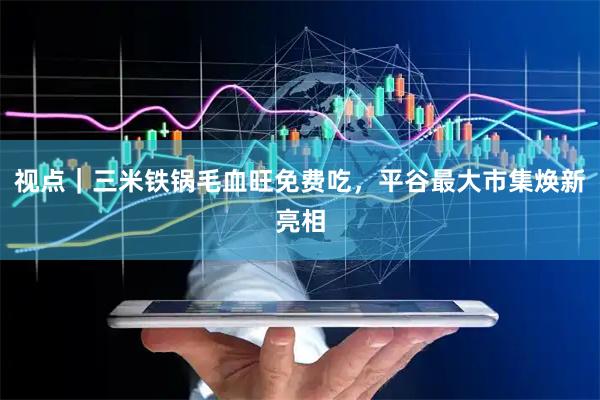 视点｜三米铁锅毛血旺免费吃，平谷最大市集焕新亮相